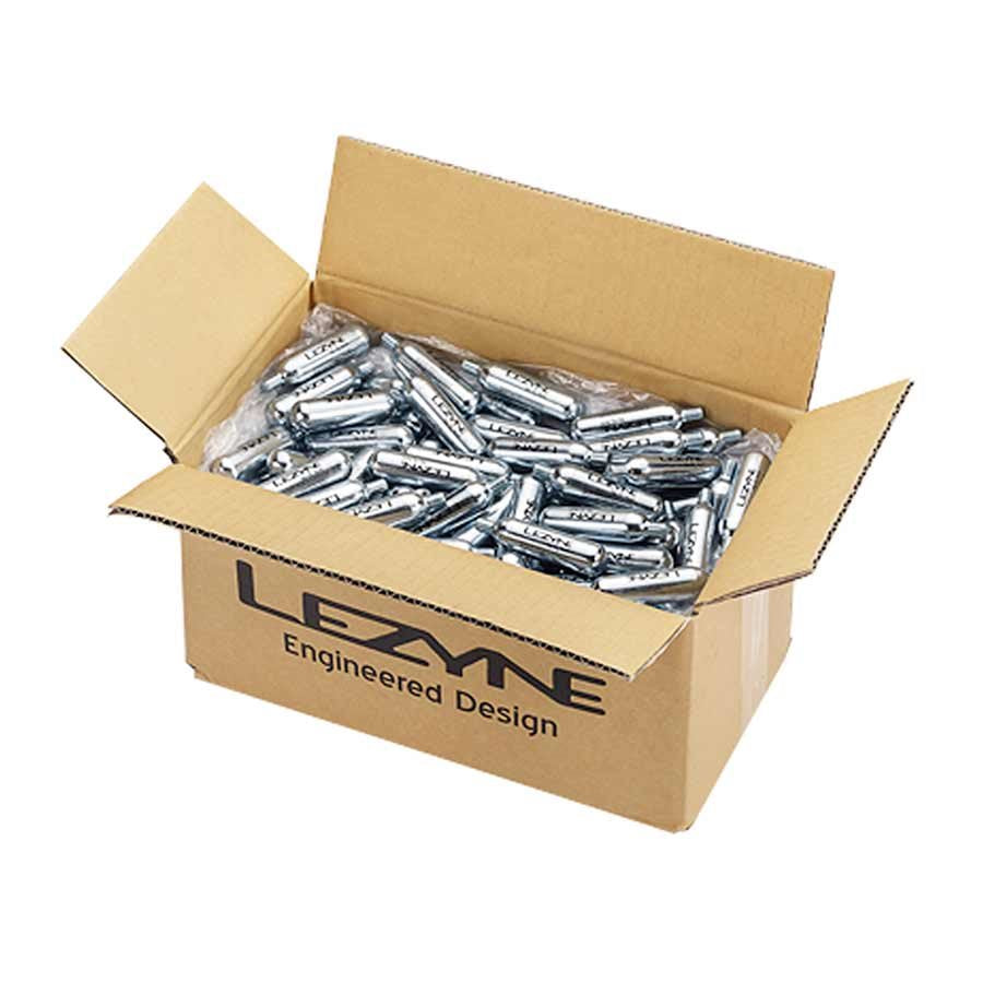 Cartouches De CO₂ Lezyne 16g Filetées – Pour Gonfler En Dépannage